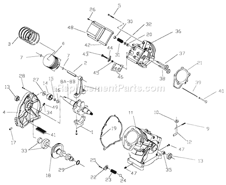 Page A Diagram and Parts List for 0765-1  Briggs and Stratton Pressure Washer